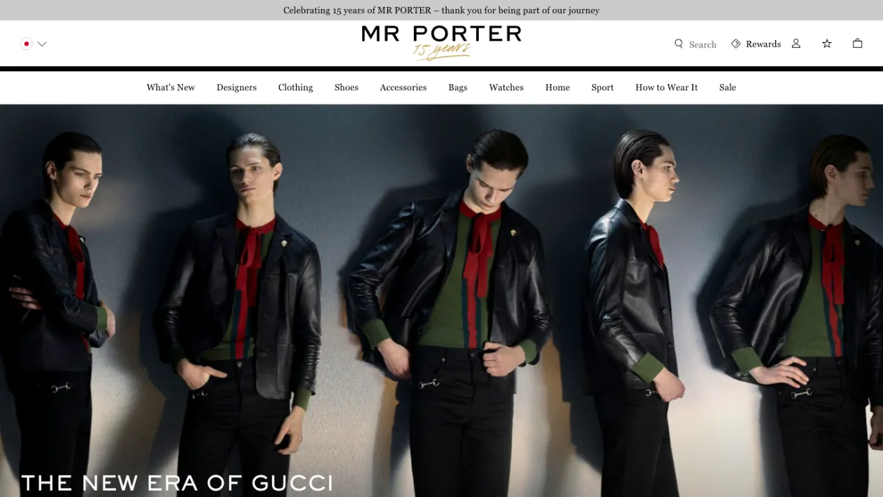 MR PORTER（ミスターポーター）